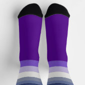 SlipperyJoe's Butch LesbianプライドフラグゲイギフトL ソックス (上部)