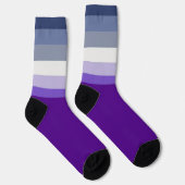 SlipperyJoe's Butch LesbianプライドフラグゲイギフトL ソックス (右)