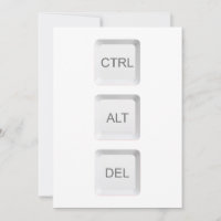 SlipperyJoe's CTRL ALT DELコンピュータキーボードボタン