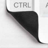 SlipperyJoe's CTRL ALT DELコンピュータキーボードボタン マウスパッド (コーナー)
