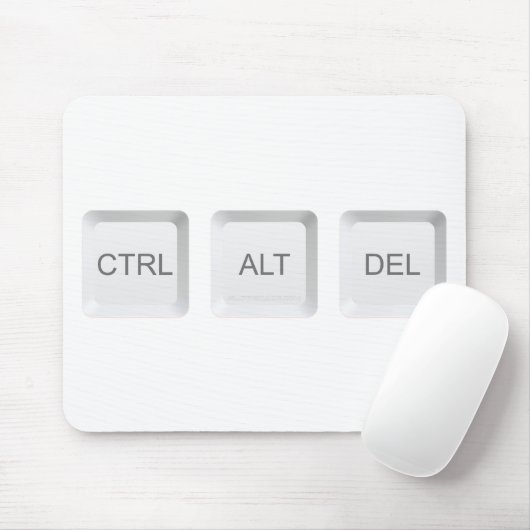 SlipperyJoe's CTRL ALT DELコンピュータキーボードボタン マウスパッド (マウス)