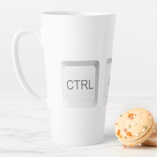SlipperyJoe's CTRL ALT DEL コンピューターキーボードのボタン カフェラテマグ (インサイチュ)