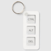 SlipperyJoe's CTRL ALT DEL コンピューターキーボードボタン キーホルダー (正面)