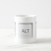 SlipperyJoe's CTRL ALT DEL コンピューターキーボードボタン コーヒーマグカップ (中央)