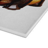 SlipperyJoe's decadent donut covered thick glossy  カッティングボード (角)