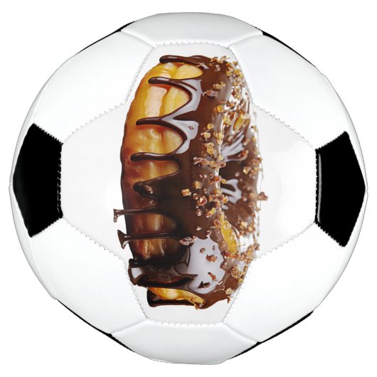 SlipperyJoe's decadent donut covered thick glossy サッカーボール (回転)