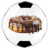 SlipperyJoe's decadent donut covered thick glossy サッカーボール (正面)