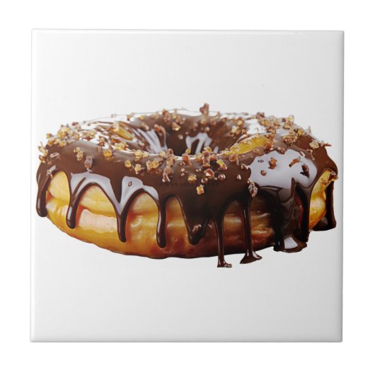 SlipperyJoe's decadent donut covered thick glossy タイル (正面)