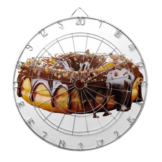 SlipperyJoe's decadent donut covered thick glossy ダーツボード (正面)