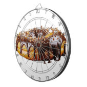 SlipperyJoe's decadent donut covered thick glossy ダーツボード (正面右)