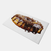 SlipperyJoe's decadent donut covered thick glossy  ドアマット (アングル)