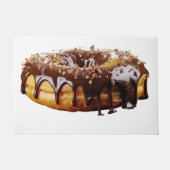 SlipperyJoe's decadent donut covered thick glossy  ドアマット (正面)