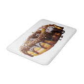 SlipperyJoe's decadent donut covered thick glossy  バスマット (アングル)