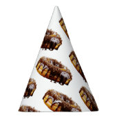 SlipperyJoe's decadent donut covered thick glossy  パーティーハット (右)