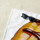 SlipperyJoe's decadent donut covered thick glossy  ビーチタオル (インサイチュ)