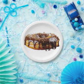 SlipperyJoe's decadent donut covered thick glossy  ペーパープレート (パーティー)