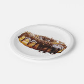 SlipperyJoe's decadent donut covered thick glossy  ペーパープレート (アングル)