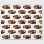 SlipperyJoe's decadent donut covered thick glossy  ラッピングペーパー (フラット)