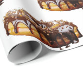 SlipperyJoe's decadent donut covered thick glossy  ラッピングペーパー (ロールコーナー)