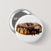 SlipperyJoe's decadent donut covered thick glossy  缶バッジ (正面&裏面)