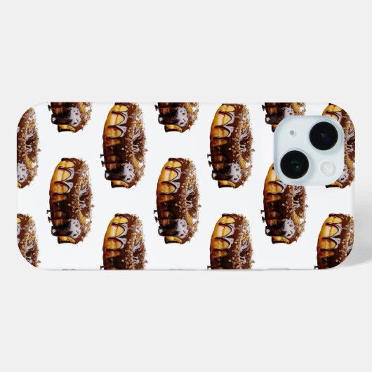 SlipperyJoe's decadent donut covered thick glossy Case-Mate iPhoneケース (裏面 (横))