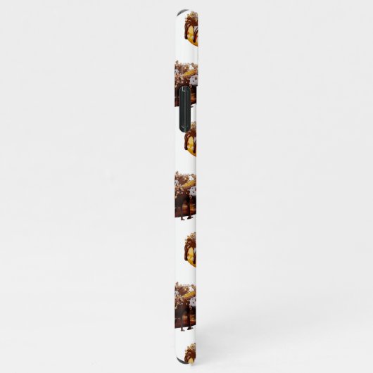 SlipperyJoe's decadent donut covered thick glossy  iPhoneケース (右側)