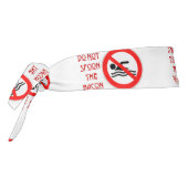 SlipperyJoe's Do Not Spoon 警告 Red's man s タイヘッドバンド (回転270)