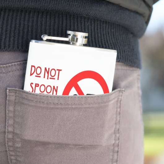 SlipperyJoe's Do Not Spoon 警告 Red's man s フラスク (インサイチュ)
