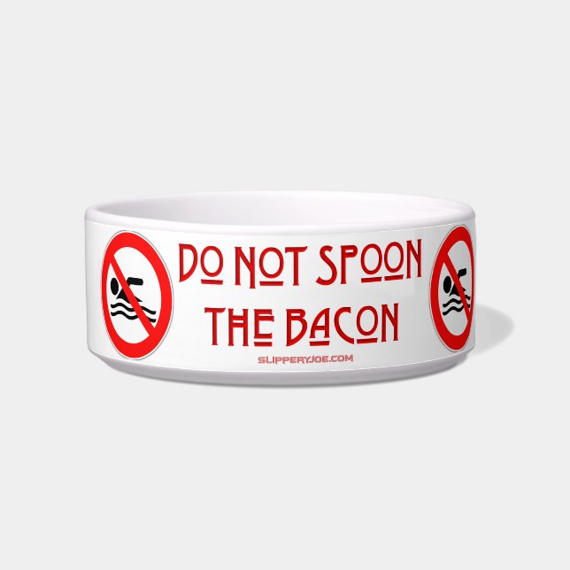 SlipperyJoe's Do Not Spoon 警告 Red's man s ボウル (左)