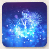 SlipperyJoe's electric thrill New Year’s Eve clock コースター (正面)