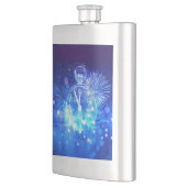 SlipperyJoe's electric thrill New Year’s Eve clock フラスク (左)