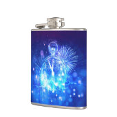 SlipperyJoe's electric thrill New Year’s Eve clock フラスク (左)