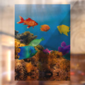 SlipperyJoe's Fishプライド熱帯青紫色 ウィンドウサイン (シート2)