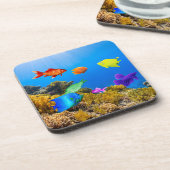 SlipperyJoe's Fishプライド熱帯青紫色 コースター (左側)