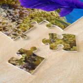 SlipperyJoe's Fishプライド熱帯青紫色 ジグソーパズル (側面)