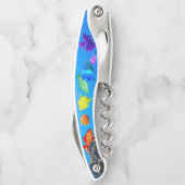 SlipperyJoe's Fishプライド熱帯青紫色 ソムリエナイフ (裏面)