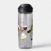 SlipperyJoe's Glasses発酵ブドウのワインプーリン ウォーターボトル (背面)