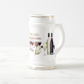 SlipperyJoe's Glasses発酵ブドウのワインプーリン ビールジョッキ (正面右)