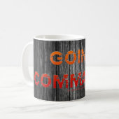 SlipperyJoe's Going Commando はっきりした red orange let コーヒーマグカップ (正面左)