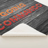 SlipperyJoe's Going Commando はっきりした red orange let シェルパブランケット (3/4)