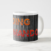 SlipperyJoe's Going Commando はっきりした red orange let ジャンボコーヒーマグカップ (正面右)