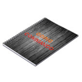 SlipperyJoe's Going Commando はっきりした red orange let ノートブック (左側)