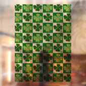 SlipperyJoe's green four-leaf clovers Saint Patric ウィンドウサイン (シート2)