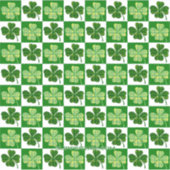 SlipperyJoe's green four-leaf clovers Saint Patric シール (正面)