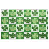SlipperyJoe's green four-leaf clovers Saint Patric ファブリック (ファットクウォーター)