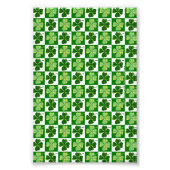 SlipperyJoe's green four-leaf clovers Saint Patric フォトプリント (正面)