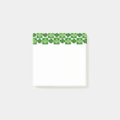 SlipperyJoe's green four-leaf clovers Saint Patric ポストイット (正面)