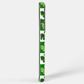 SlipperyJoe's green four-leaf clovers Saint Patric Samsung Galaxyケース (右側面)