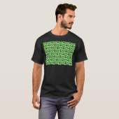 SlipperyJoe's green four-leaf clovers Saint Patric Tシャツ (正面フル)