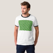 SlipperyJoe's green four-leaf clovers Saint Patric Tシャツ (正面フル)